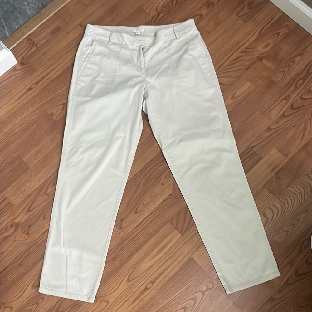 J. Jill Beige Chino Pants